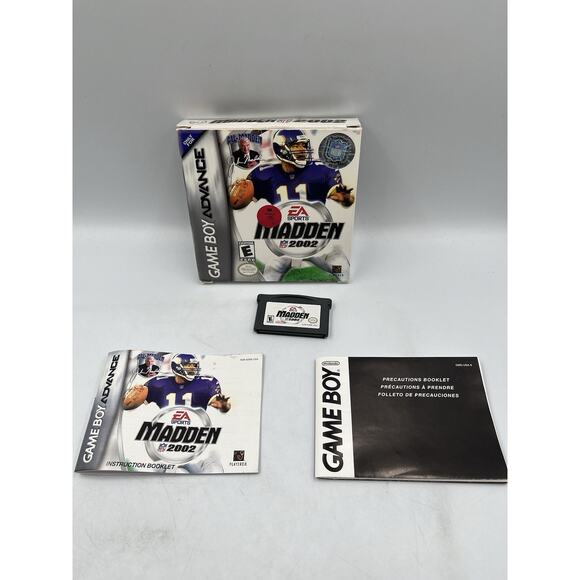 Madden Nfl 2002 Gameboy Advance Cib Tested And Working - Picture 1 of 12